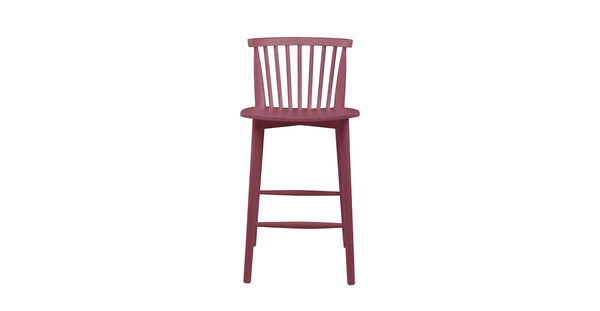 Vermillion Red Counter Stool