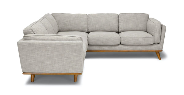 Rain Cloud Gray Corner Sectional