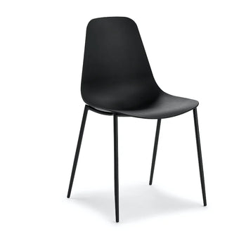 Pure Black Dining Chairs (2 Per Box)
