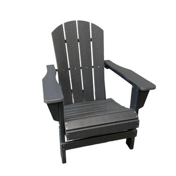 Adirondack Folding Chair - Dark Grey (Set of 2)