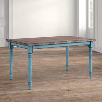 Bastion 59” Dining Table - Teal
