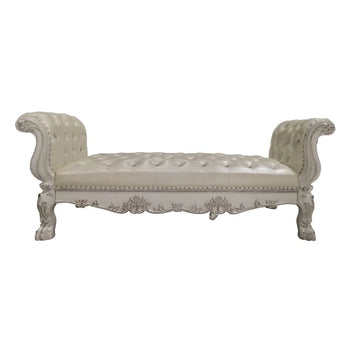 Dresden Faux Leather Bench