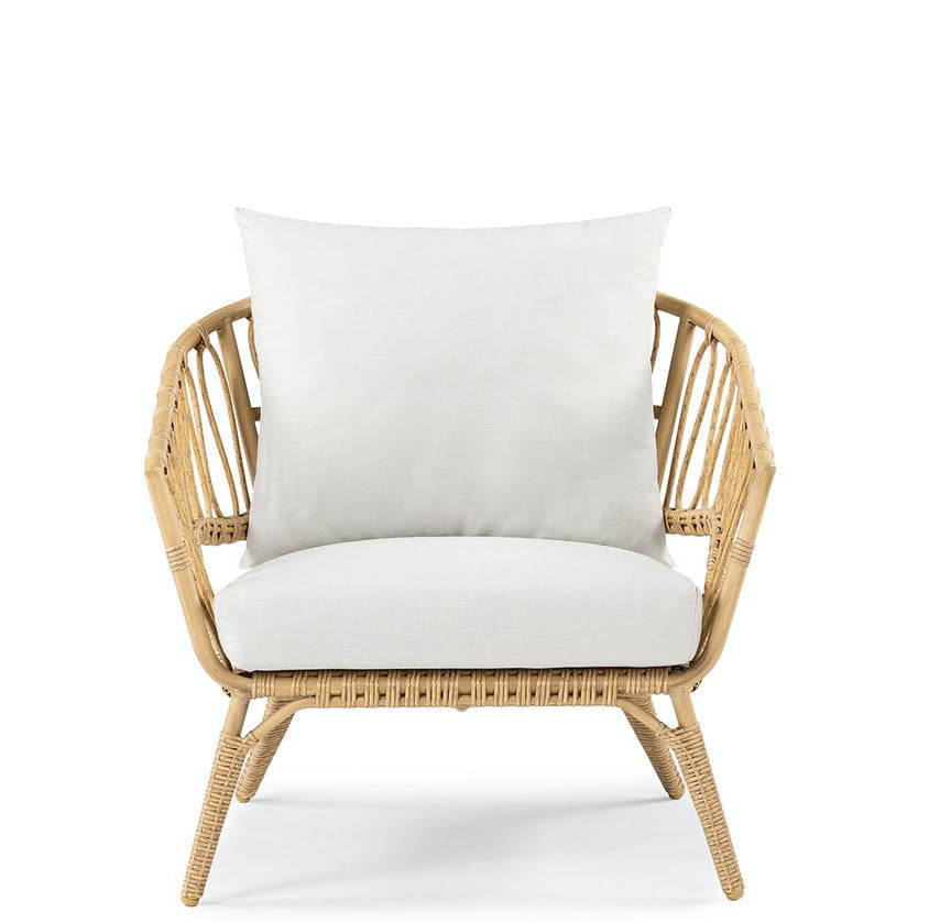 Outdoor Lily White Lounge Chair