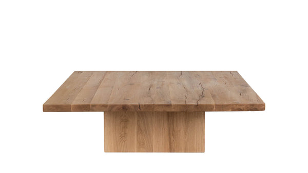 Large Square Coffee Table - Natural Oak