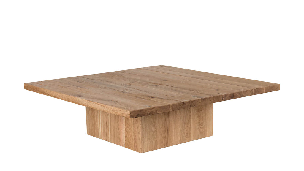 Large Square Coffee Table - Natural Oak