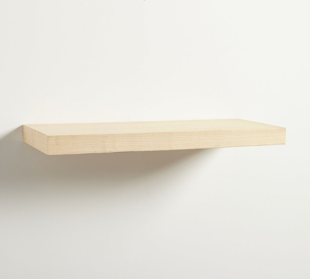 White Ash Floating Wood Shelves 36"X14"