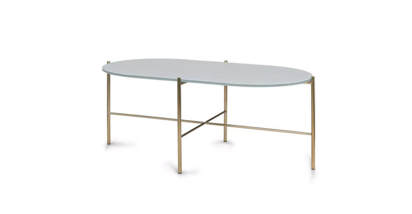 Silicus Light Gray Oblong Coffee Table