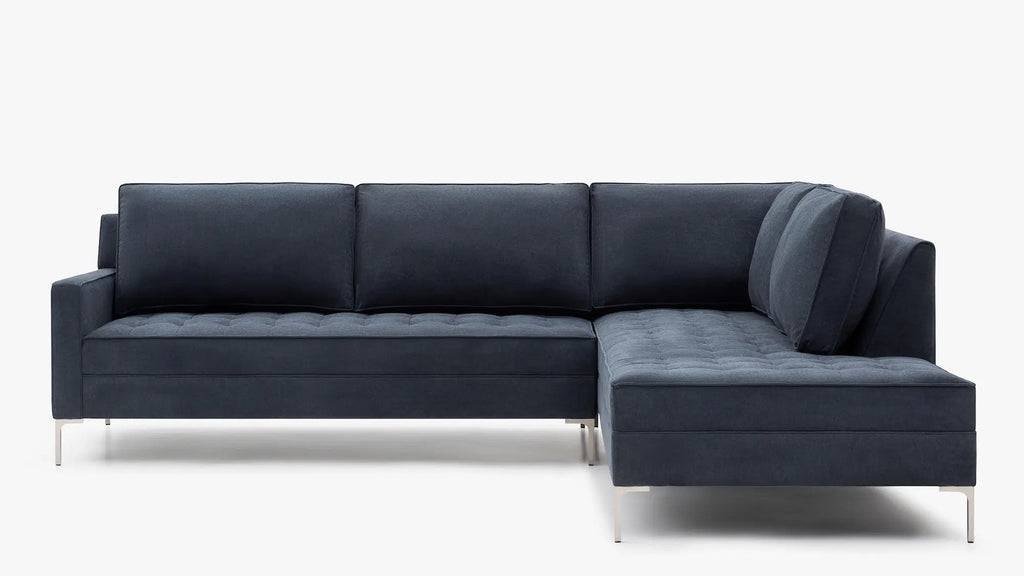Hudson 3-Seater Sectional Slate Navy