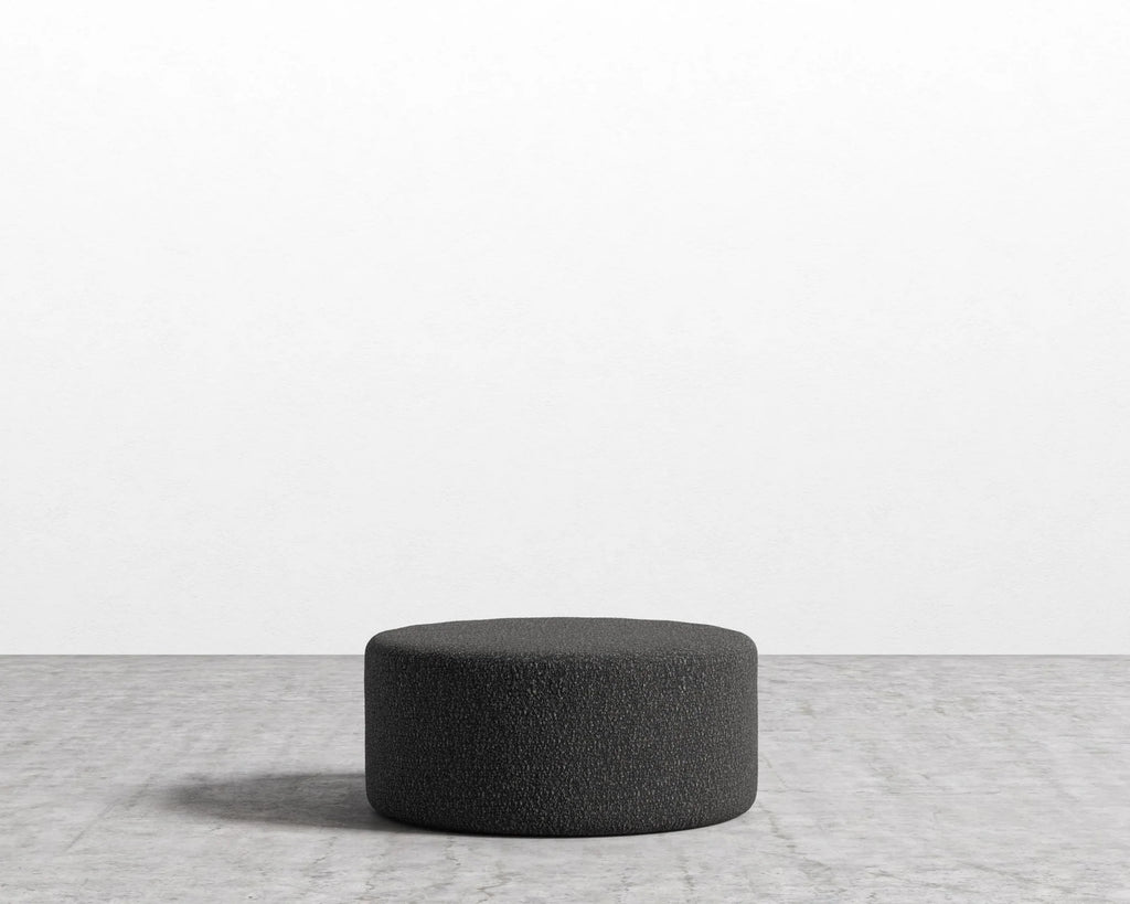 Nova Outdoor Pouf Black