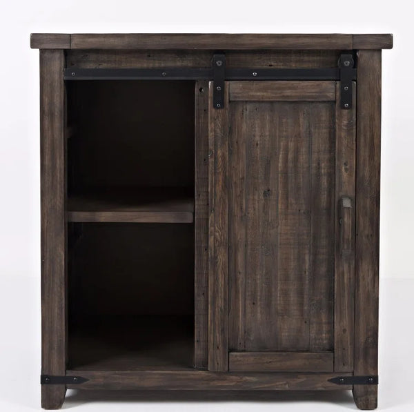 Hemsworth Accent Cabinet Solid Wood Brown