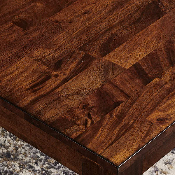 Osya Solid Wood Extendable Dining Table Mango Walnut