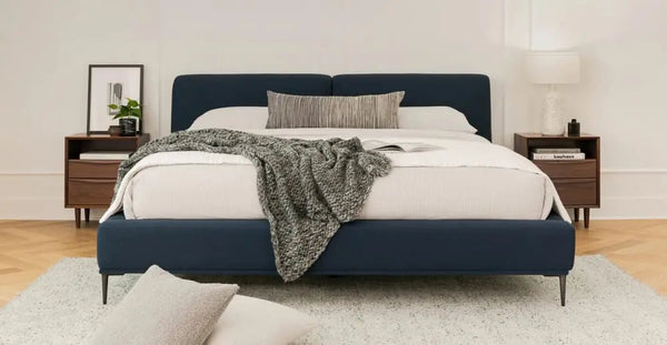 Aurora Blue Queen Bed