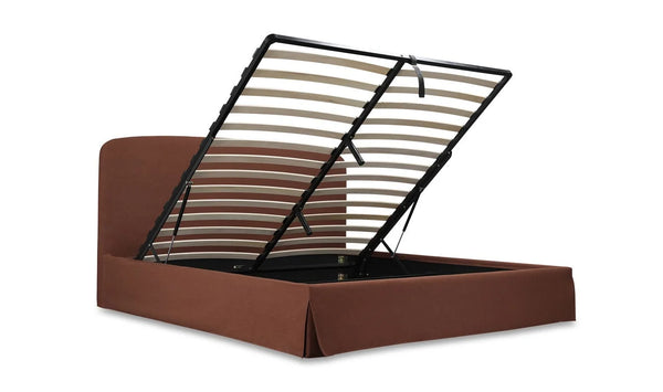 Joan Storage King Bed Rust