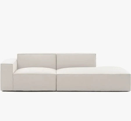 Pacific Side Chaise Sofa Cream Sectional Right