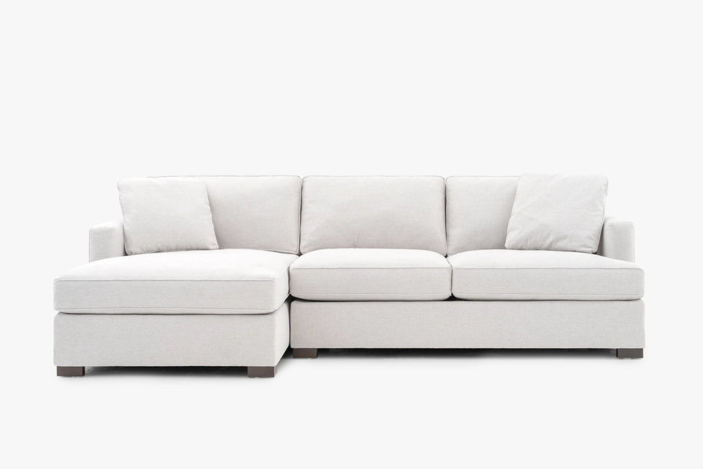 Sloan 3-Seater Sectional Sofa Left Facing Chaise Cream