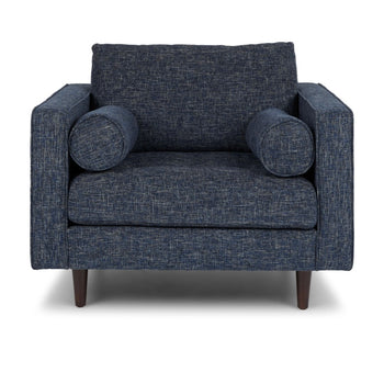 Blue Scandinavian Armchair